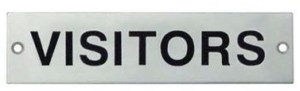 Visitor Sign